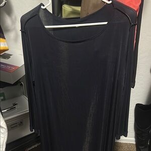 Elegant Black Sheer Top